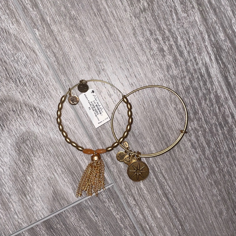 Alex and Ani, dangling and star pendent bracelets